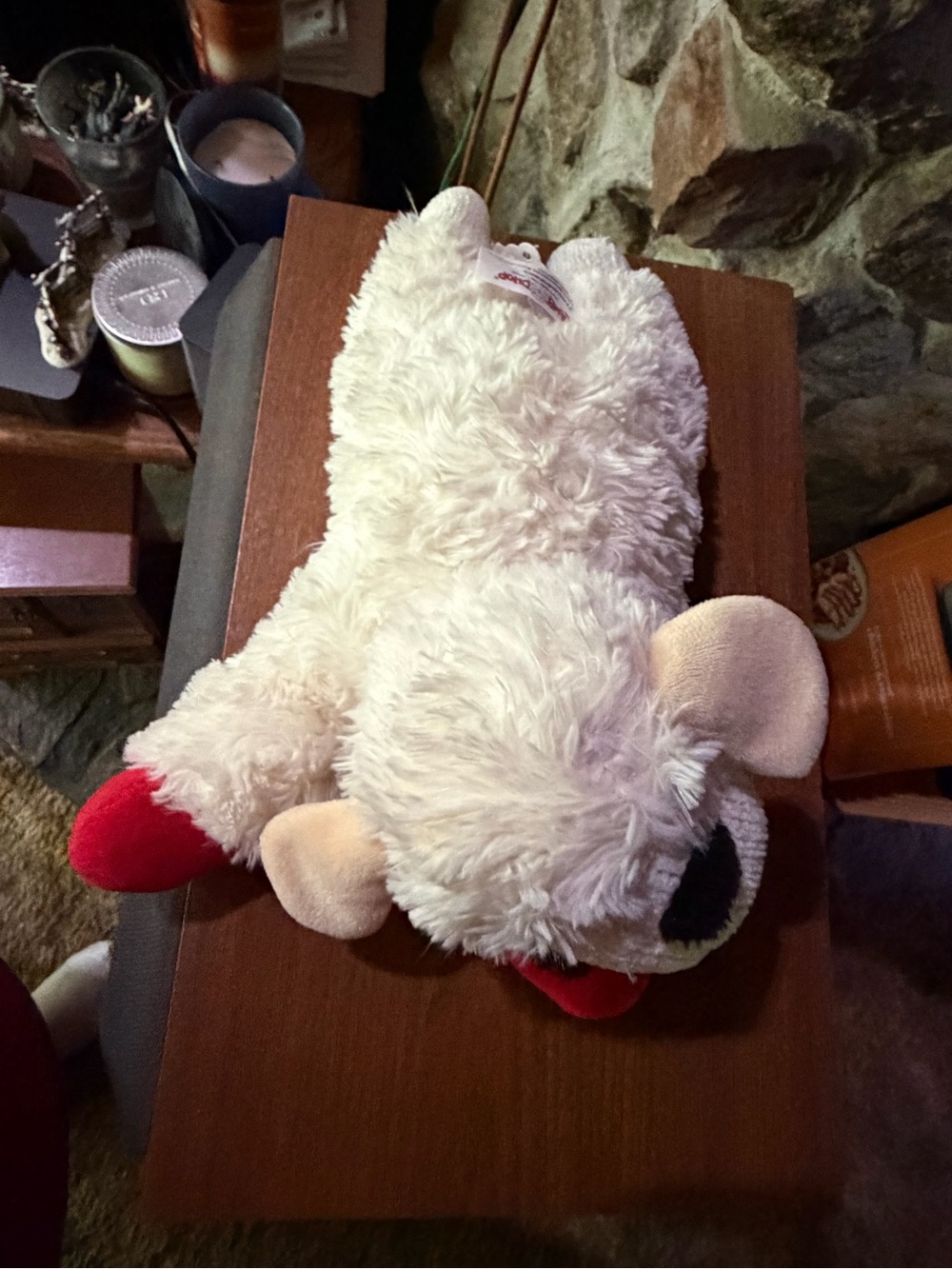 Cream Plush lamb chop Toy for Dogs!